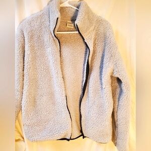 Pink Victoria secret sherpa zip up